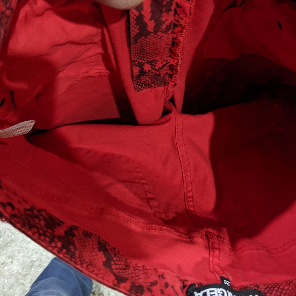 Pam & Gela Red Jeans AS SEEN ON TV - Picture 12 of 14